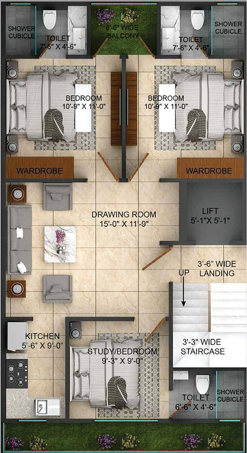 Horizon Floors Sector-93 plans — gallery image 1
