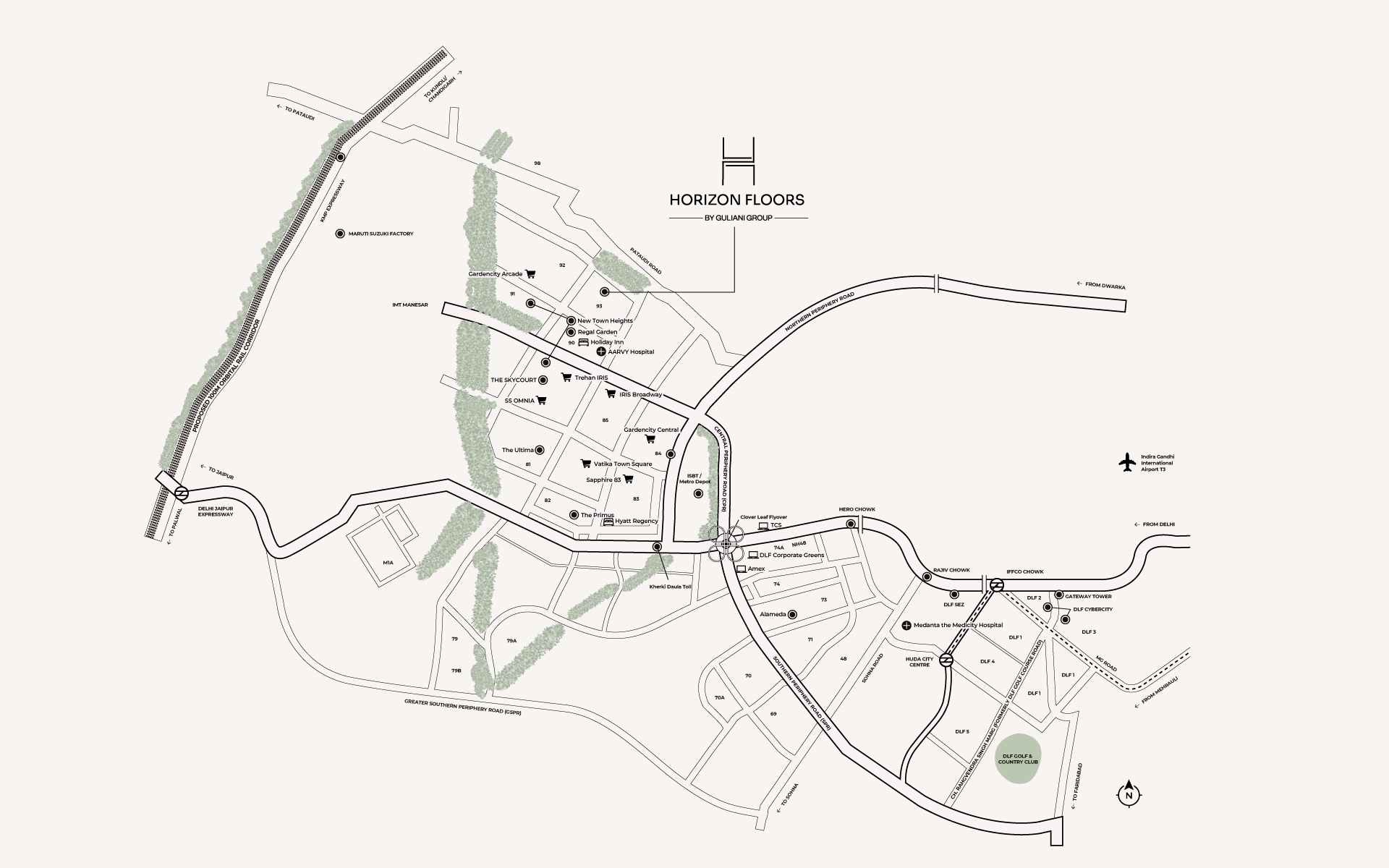 Horizon Floors Sector-93 plans — gallery image 2